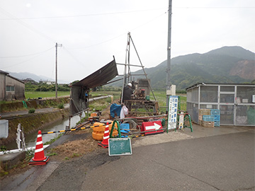 石原支線水管橋更新工事